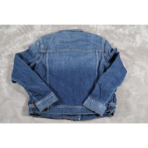 Paige Denim Jacket Womens Medium Trucker Classic Button Up Jean Vintage Style - Picture 2 of 6